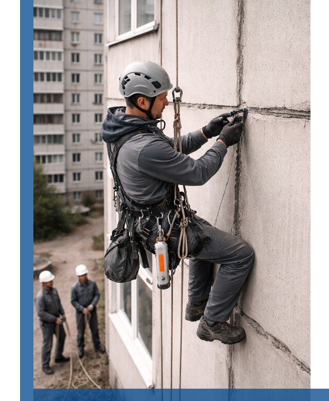 Обследование межпанельных швов и герметизация в Сарапуле
